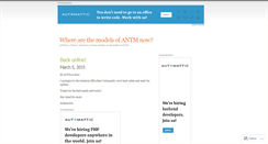 Desktop Screenshot of antm411.com